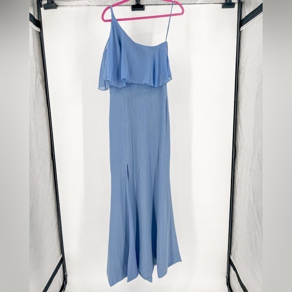 Dress the Population Blue one Shoulder Dress - Picture 4 of 10